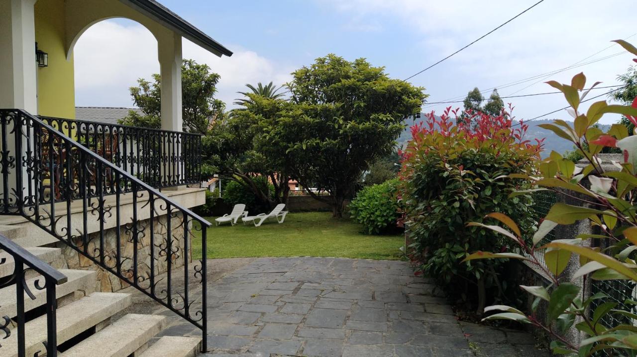 Casa Con Jardin En La Playa De Almieiras Villa Fene Luaran gambar